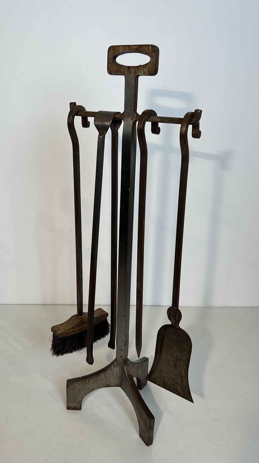 1450.0 Modernist Steel Fire Kit, 1970s photo