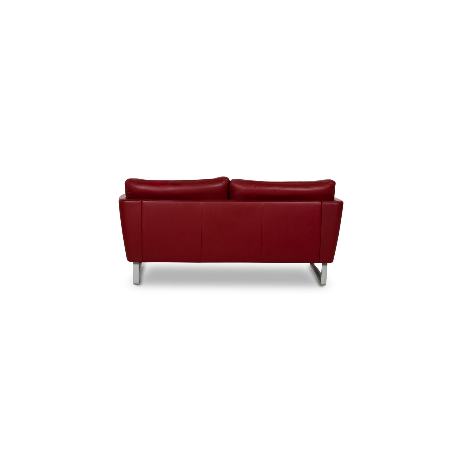 photo furniture Rolf Benz Vida Leather Two Seater Red Sofa