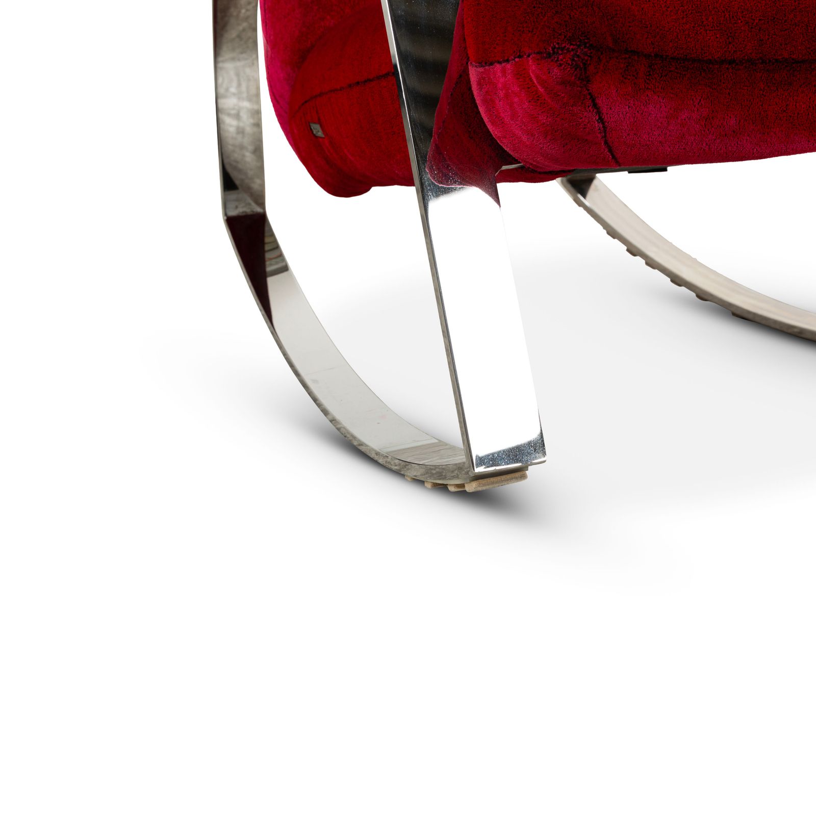Ensemble de fauteuils Bretz Highland en tissu rouge photo for sale