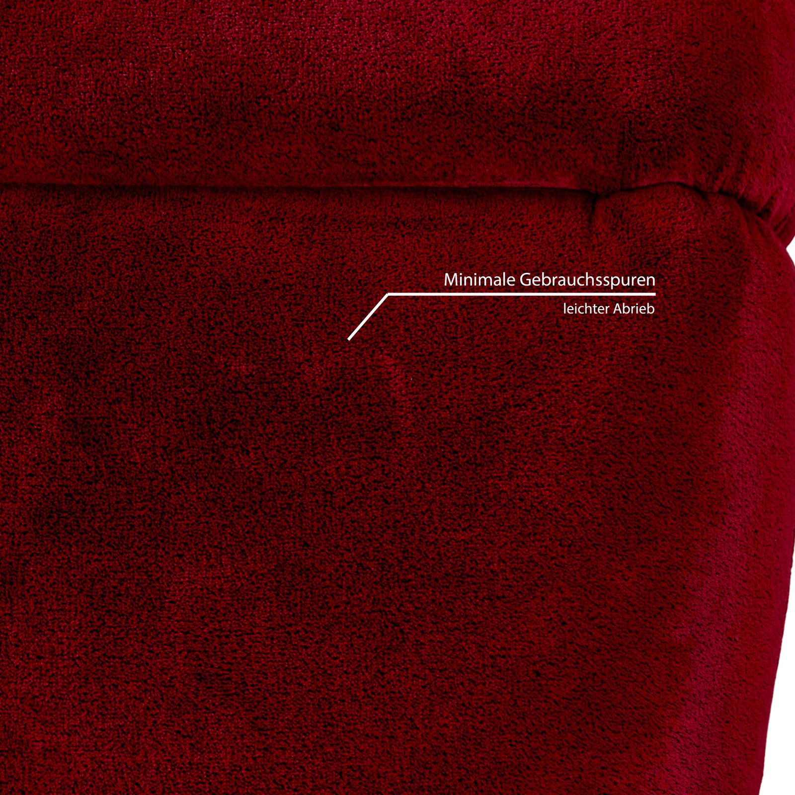 Ensemble de fauteuils Bretz Highland en tissu rouge photo 2570.0