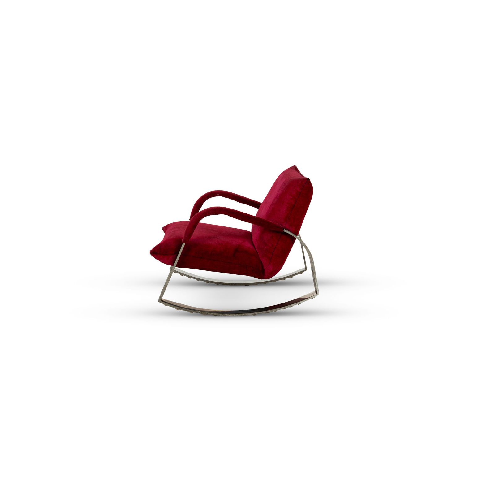photo for sale Ensemble de fauteuils Bretz Highland en tissu rouge