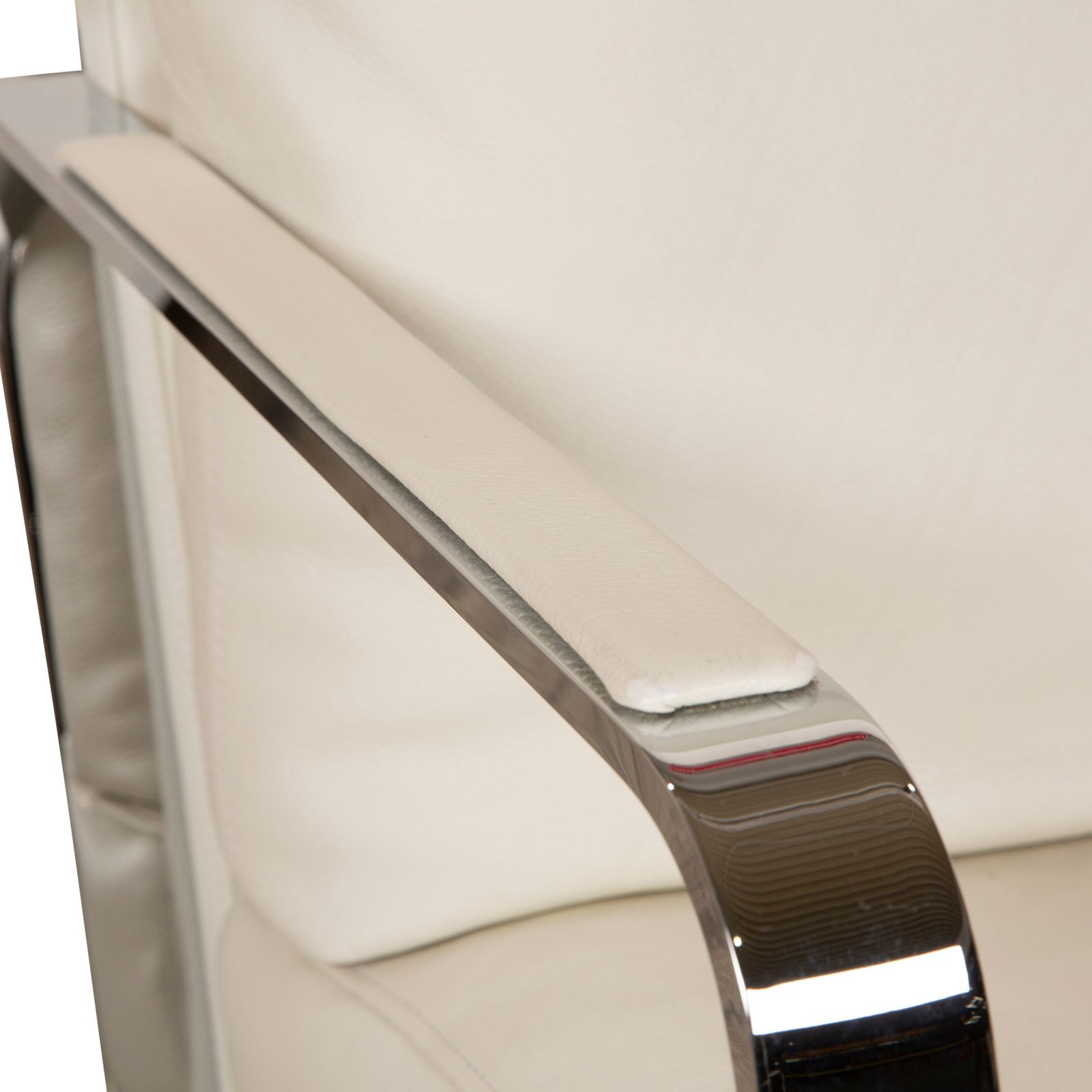 Rolf Benz 345 Leren Fauteuil Wit photo vintage