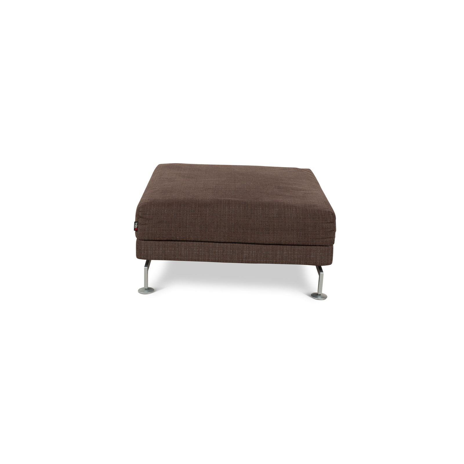 Tabouret Brühl Moule en tissu brun photo vintage