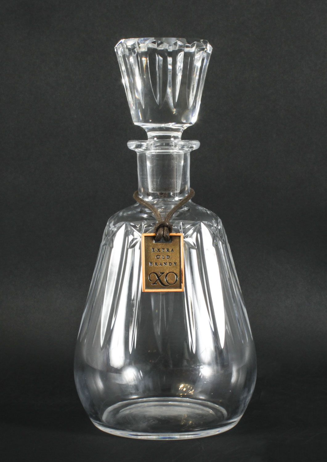 Vintage Thomas Hine Cognac Crystal Decanters By Baccarat Mid 20th C