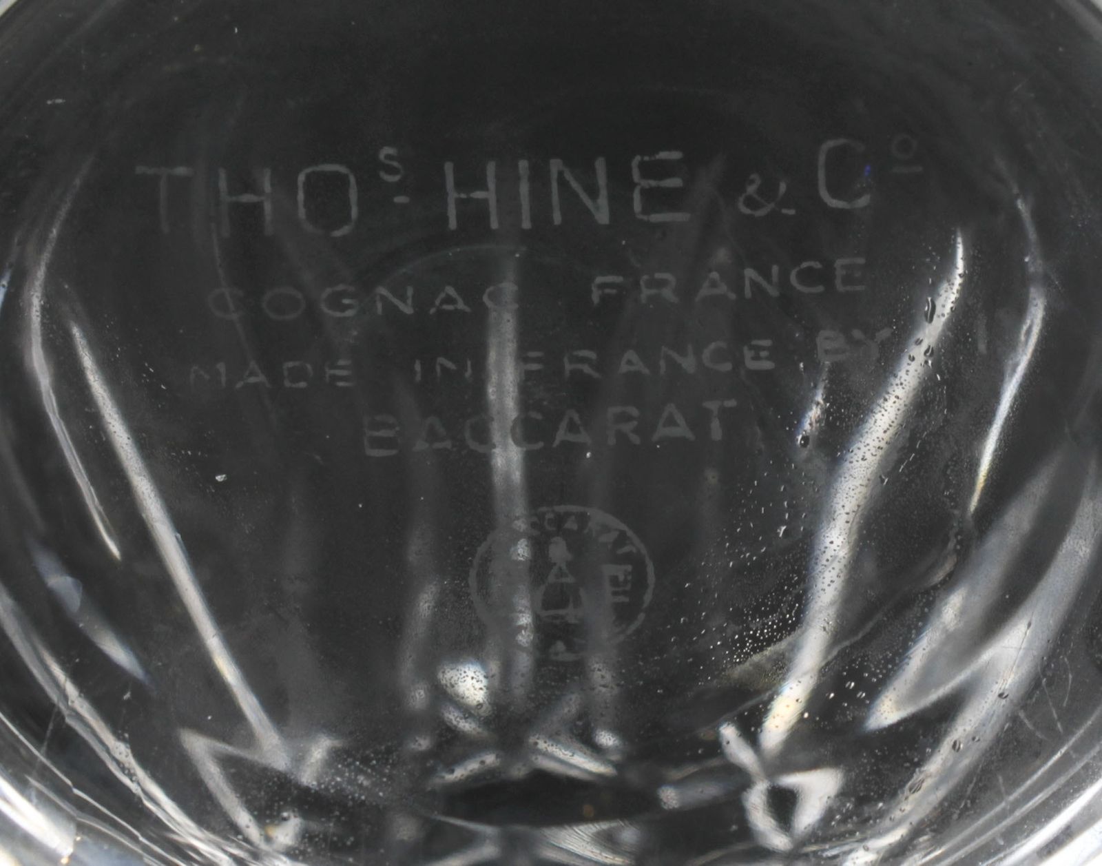 photo vinterior Vintage Thomas Hine Cognac Crystal Decanters By Baccarat Mid 20th C