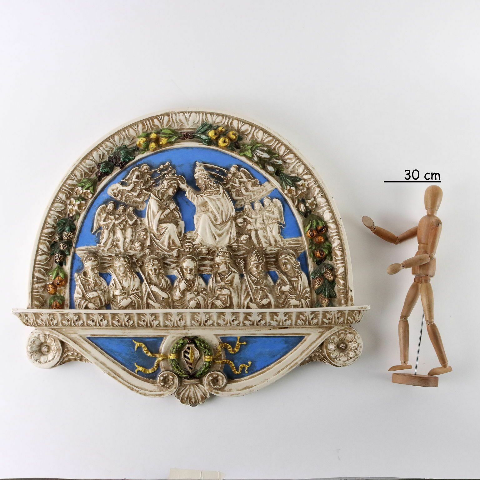 Formella In Maiolica Società Ceramica Colonnata Sesto Fiorentino photo furniture
