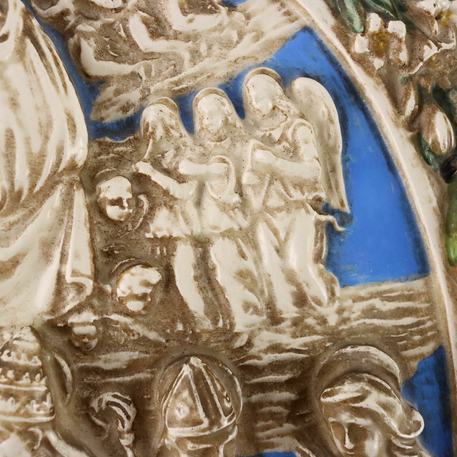 Formella In Maiolica Società Ceramica Colonnata Sesto Fiorentino photo 1010.0
