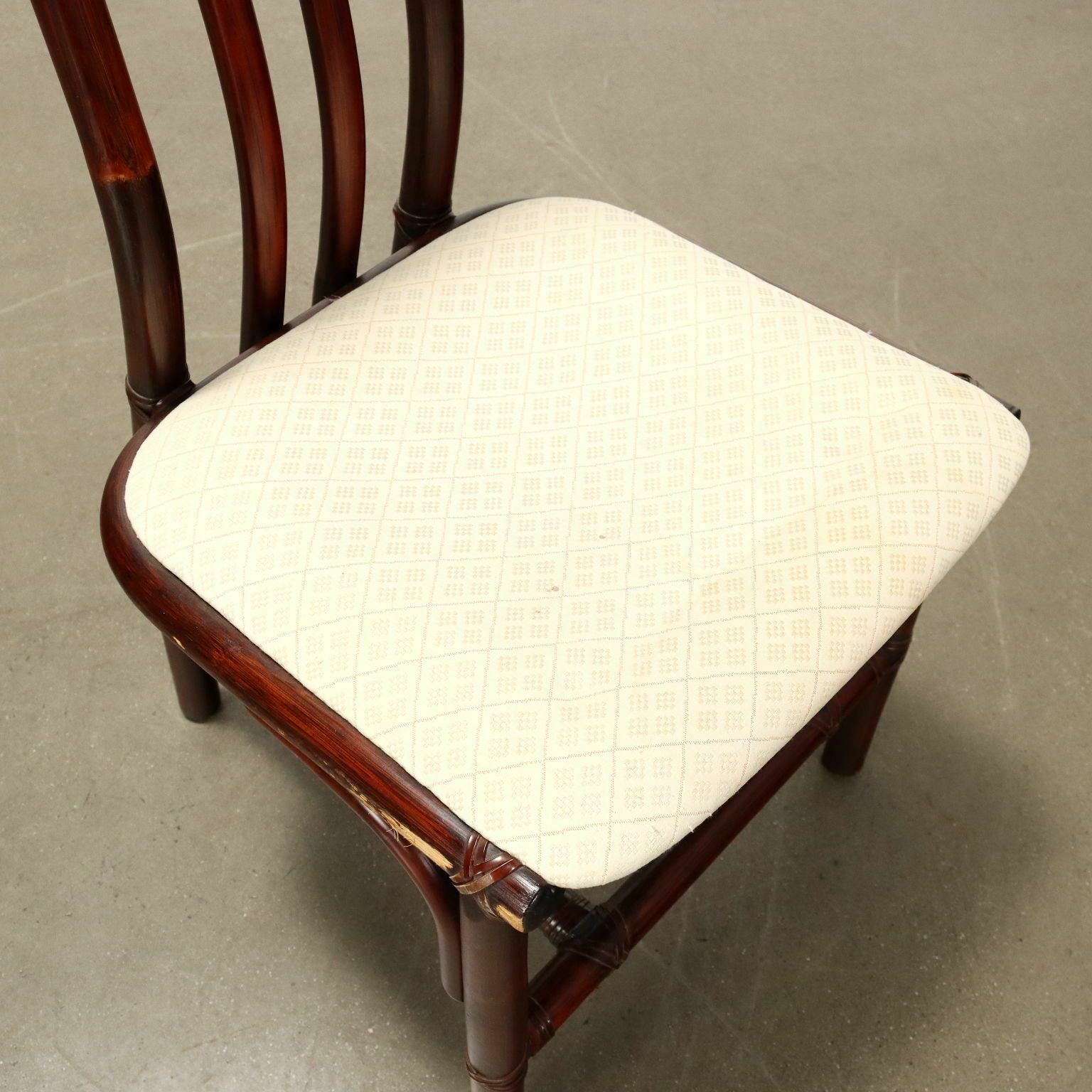 Vintage Chairs Bonacina S2 Design Tito Agnoli Fabric 1980s photo Furniture