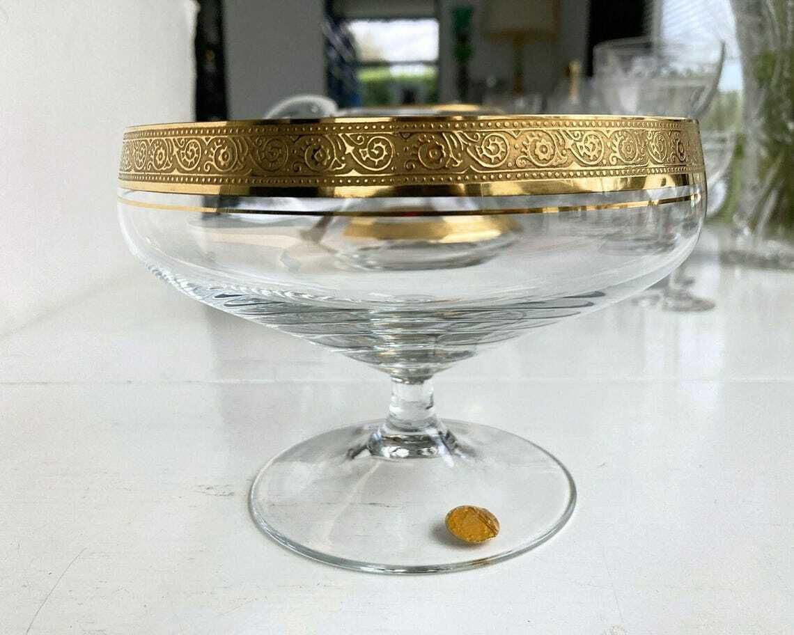 Kristallen Schaal Op Voetstuk, Ca. Jaren 1960 photo Woonaccessoires