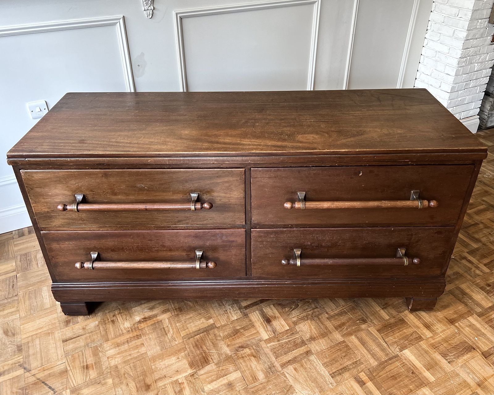 Large Haberdashery Bank Of Drawers photo vintage