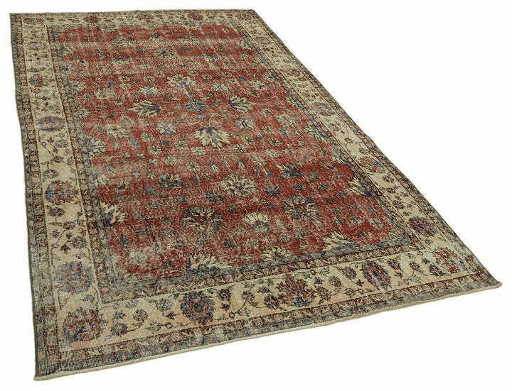 Handmade Beige Turkish Vintage Area Rug 198 Cm X 318 Cm photo furniture