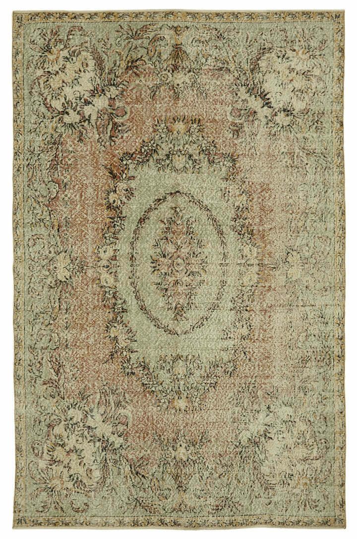 Beige Turkish Vintage Area Rug  310 Cm X 195 Cm