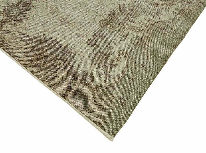 Handmade Beige Turkish Vintage Area Rug 193 Cm X 290 Cm photo Textiles