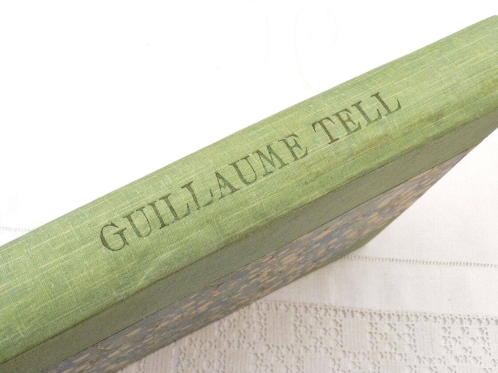 Antique Hard Back Music Score Of French Opera William Tell By Gioachino Rossini, Retro Bound Operatic Sheet Music Guillaume Tell From France photo vintage