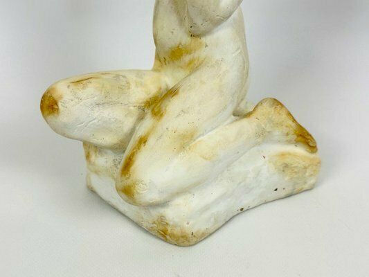 photo vinterior Jan štursa, Melancholic Girl Sculpture, 1910, Plaster