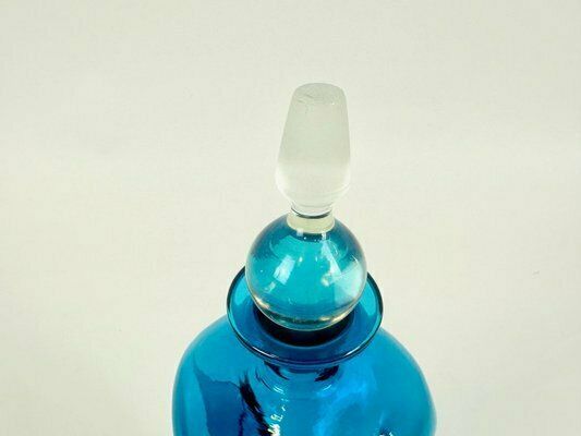Mid Century Kluk Kluk Decanter Attributed To Jacob E. Bang For Holmegaard, 1960s photo furniture