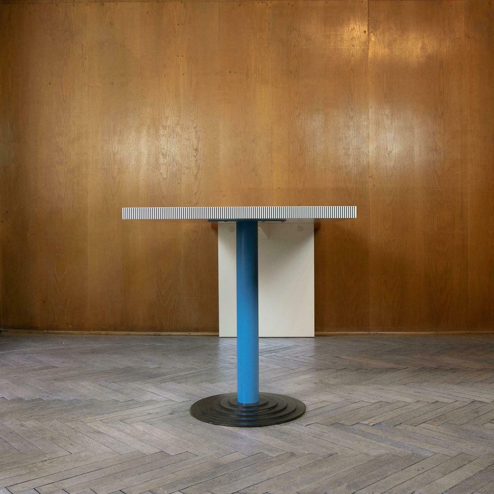 Mid Century Modern White Blue Desk By Antonia Astori For Driade, Italy 1980s photo Furniture