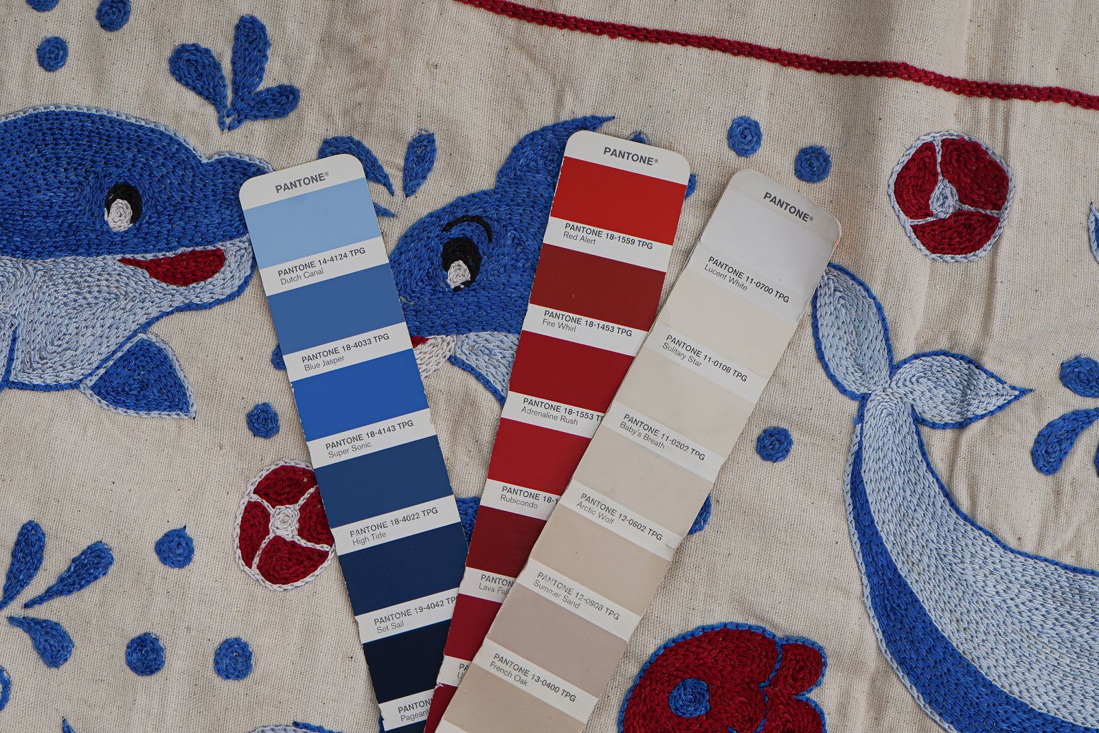 Suzani With Fish Design, Animal Pictorial Cotton On Cotton Suzani Wall Hanging Decor And  Runner 1'6'' X 4'6'' photo buy