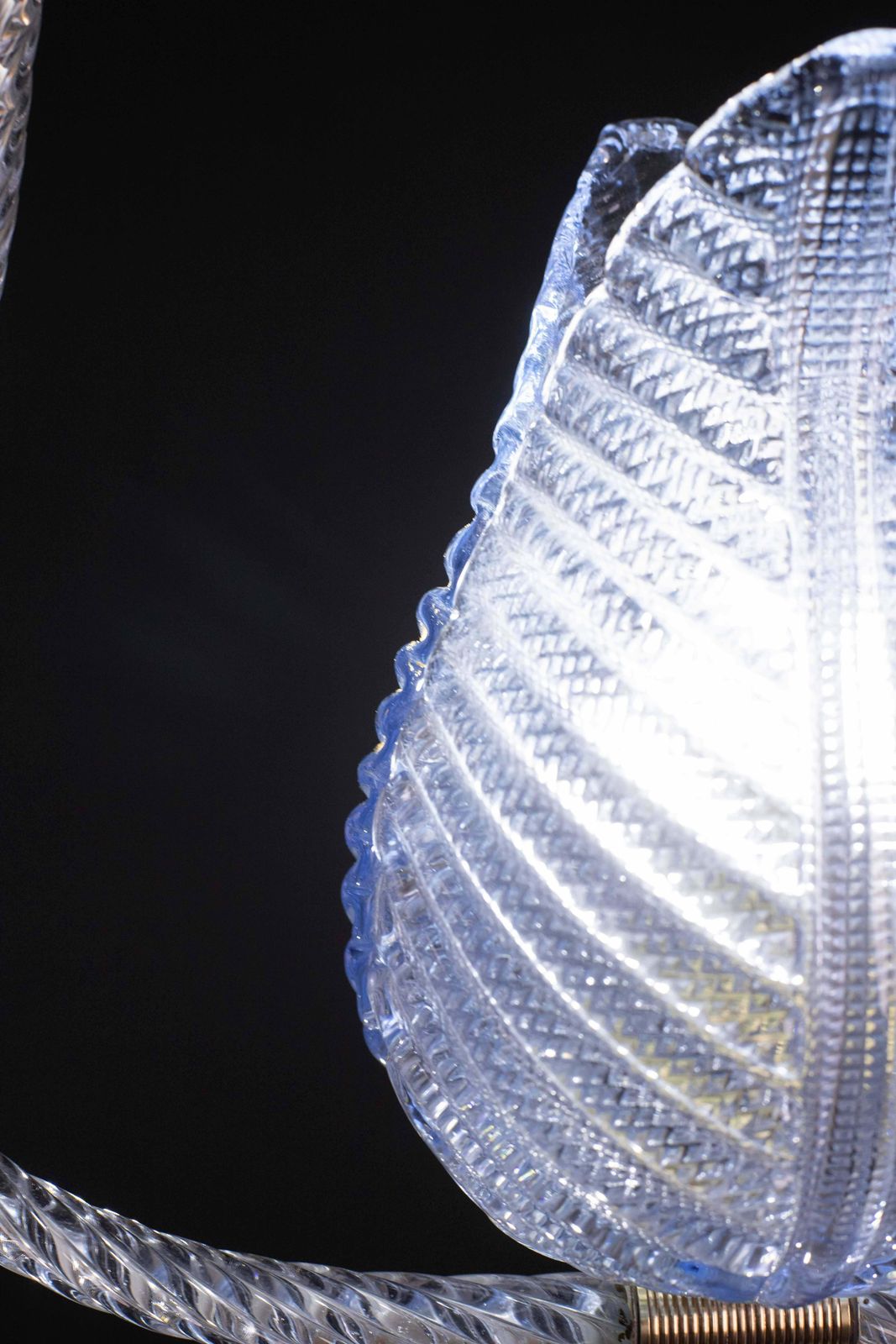 Blu Murano Glass Chandelier By Barovier E Toso, 1950s photo 2197.0