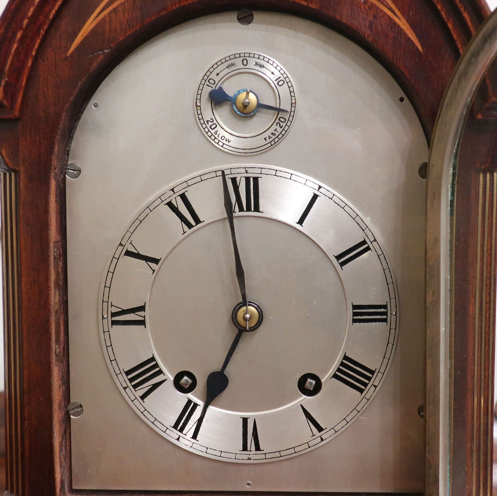 German Victorian Mahogany Ting Tang Mantel Clock By W&H photo Home Decor