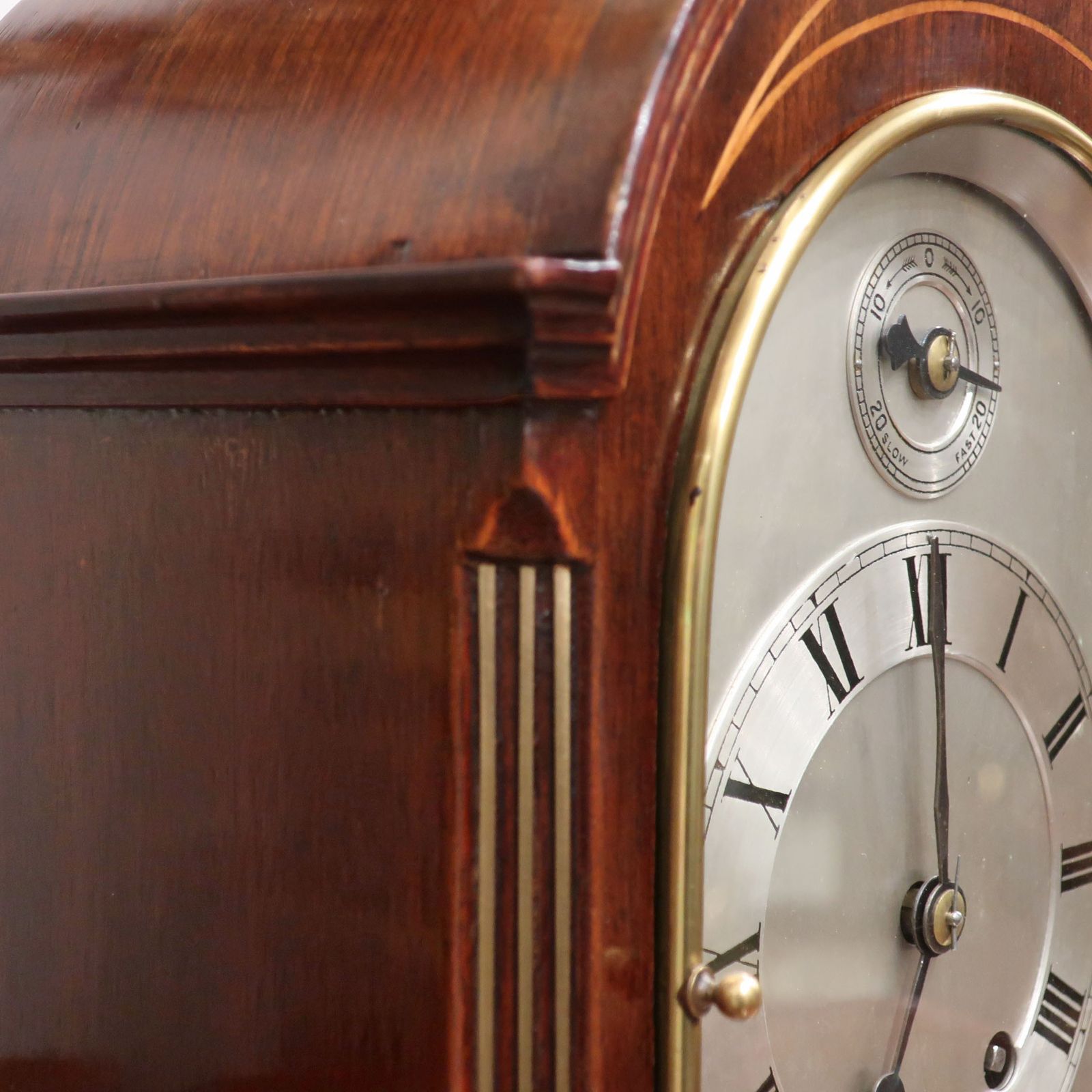 German Victorian Mahogany Ting Tang Mantel Clock By W&H photo vinterior