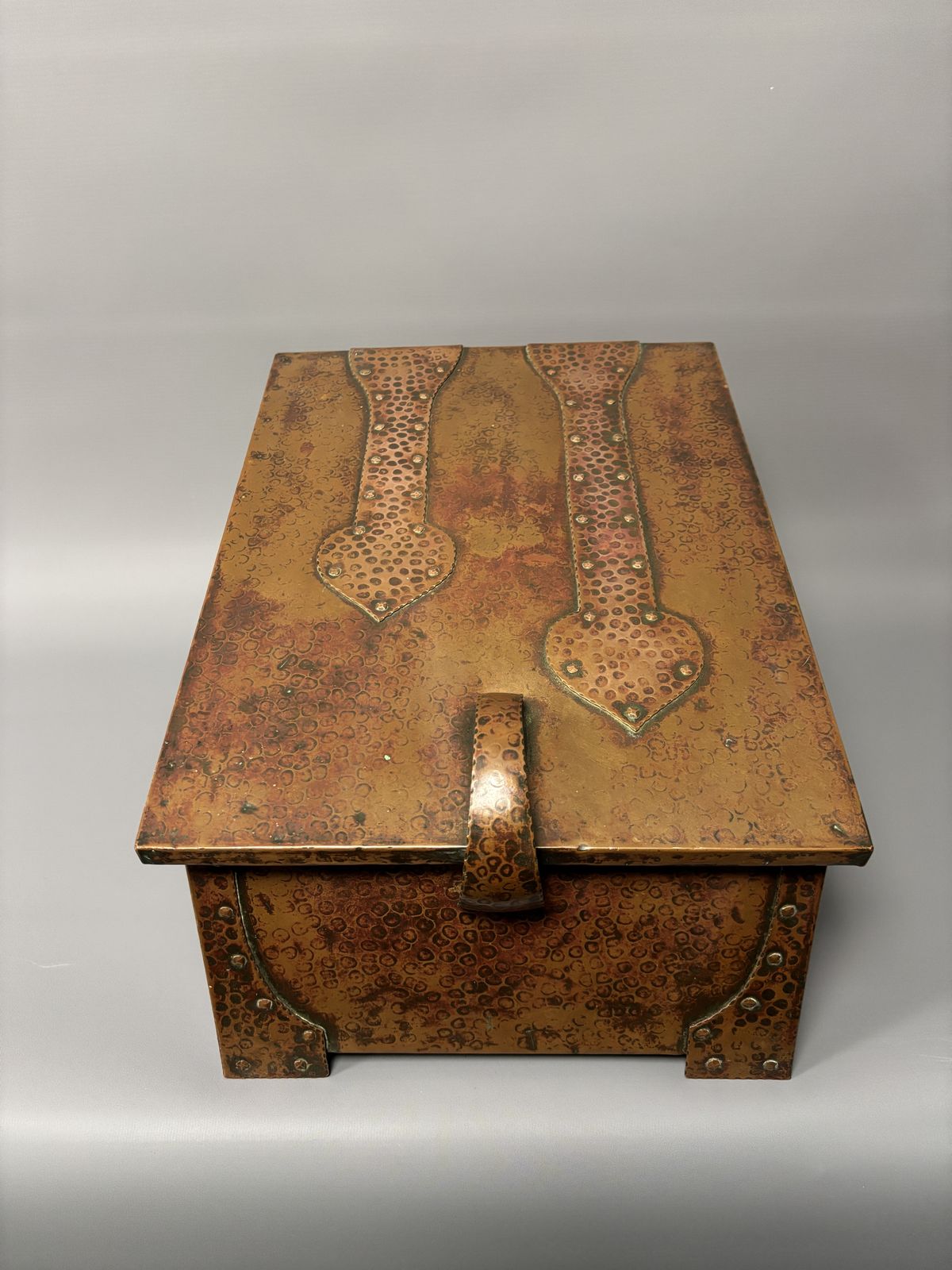 Arts & Crafts Fireside Box By J&F Pool Of Hayle photo Home Decor