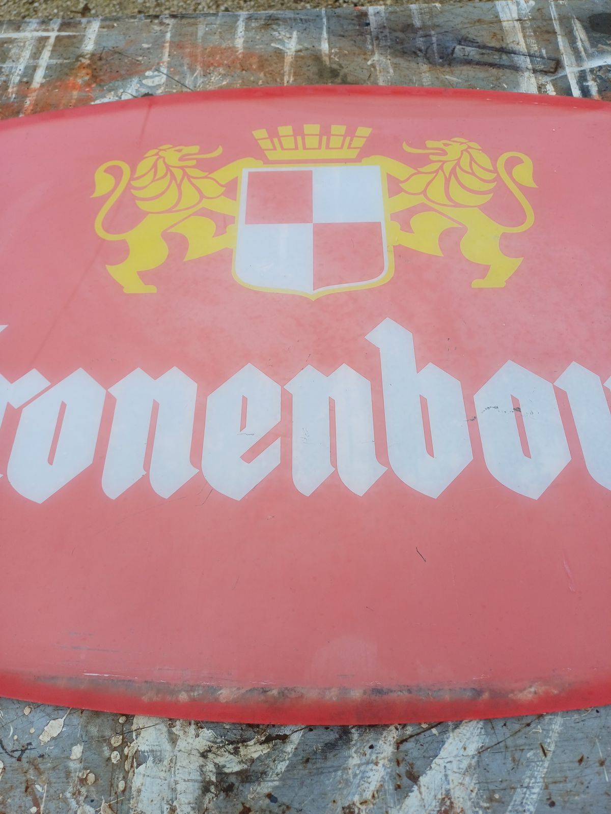 Kronenbourg Advertising Sign, 1970s photo for sale