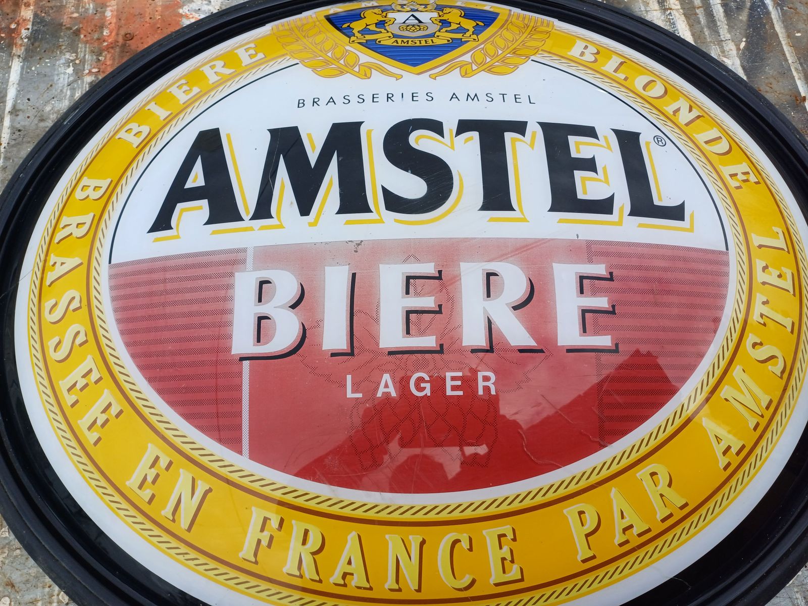 Amstel Domed Advertising Sign, 1970s