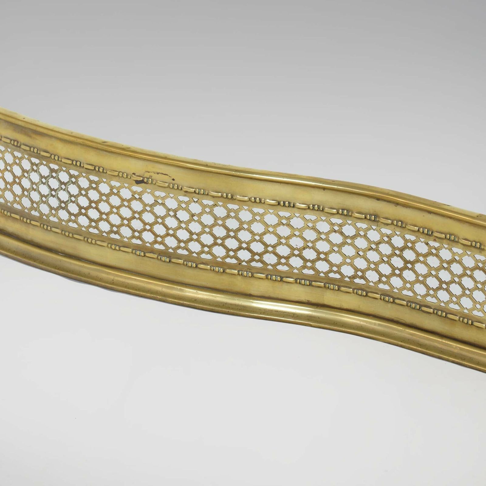 photo for sale Large Country House Brass Fender
