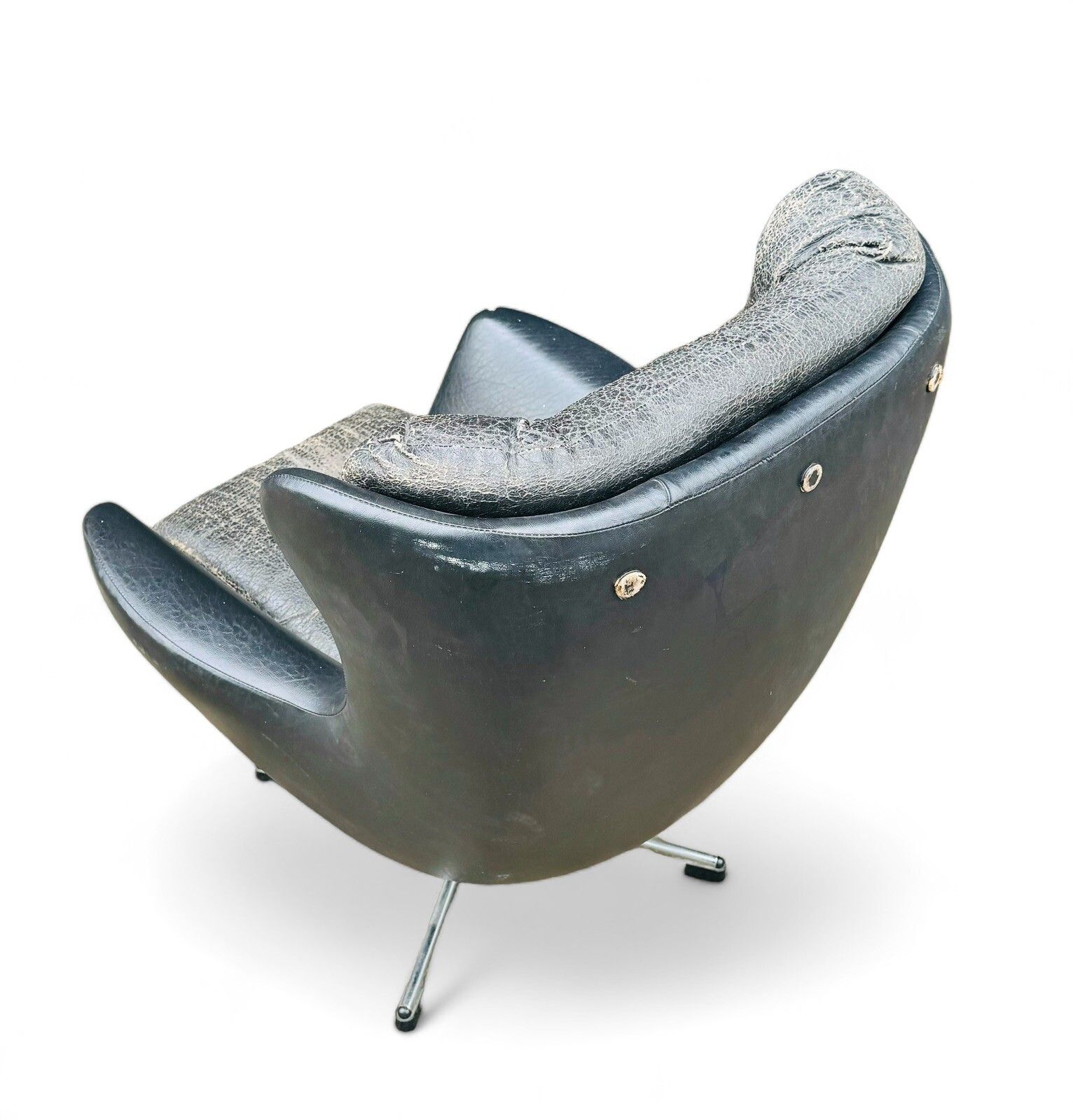 Retro Swivel Chair C1970 Mid Century Retro Shop Display Chair Apprentice Piece photo vinterior