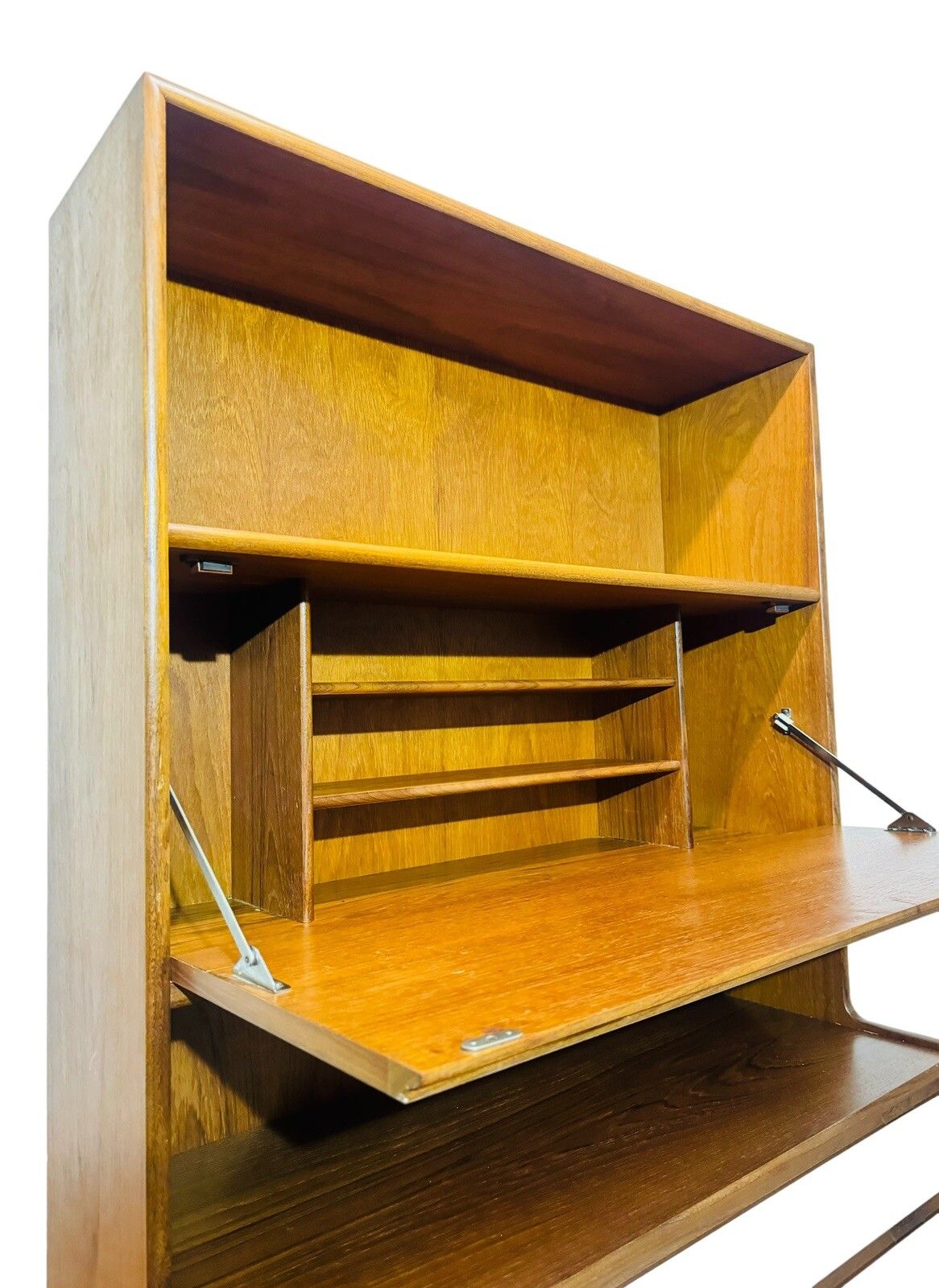 Turnidge Teak Desk Bookcase Chest Of Drawers Mid Century Retro photo for sale