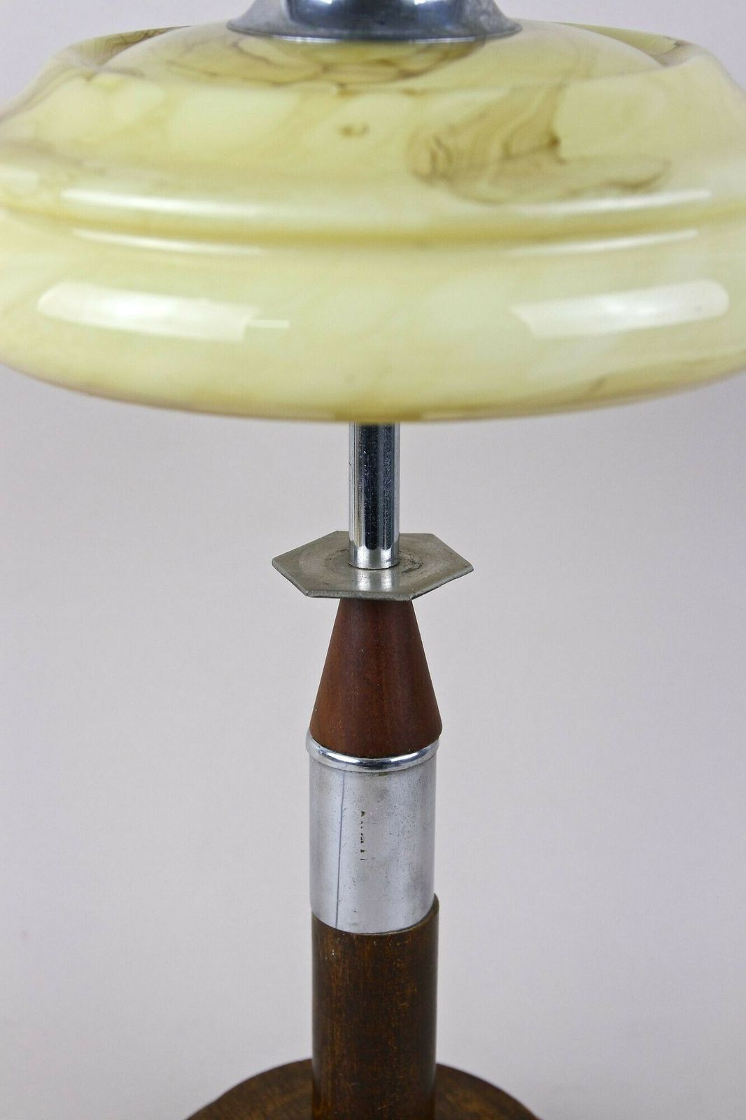 photo buy Art Deco Table Lamp With Glass Lampshade, 20th Century, Austria Ca. 1930
