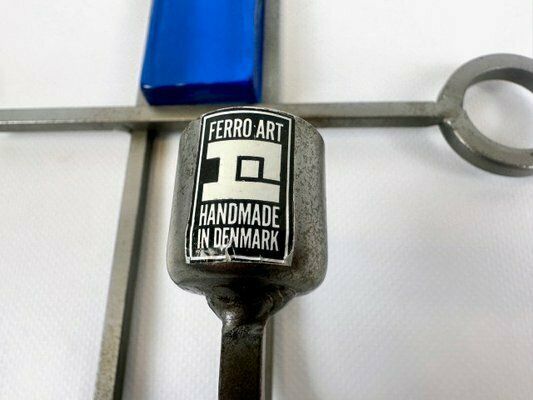 Danish Modernist Welded Iron Wall Candleholders From Ferro Art, 1970s, Set Of 2 photo Home Decor