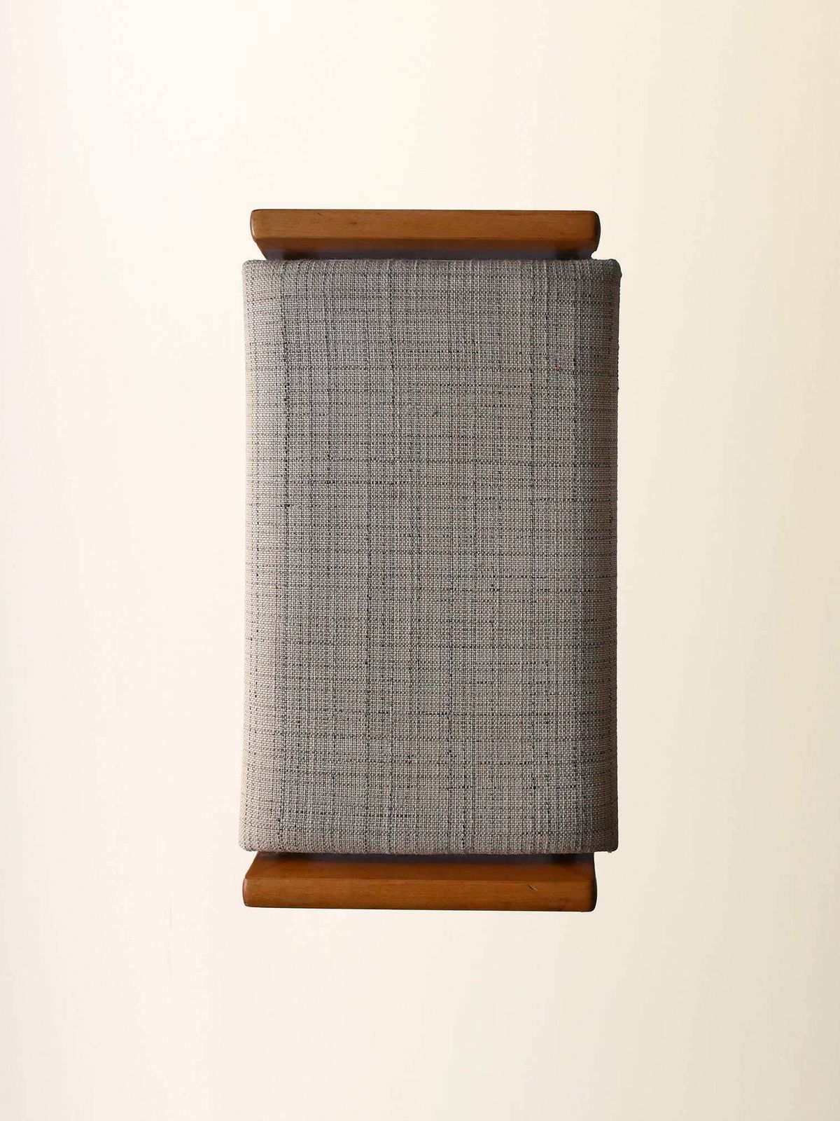 Scandinavian Footstool With Birch Frame And Legs And Lightly Padded Seat. photo buy