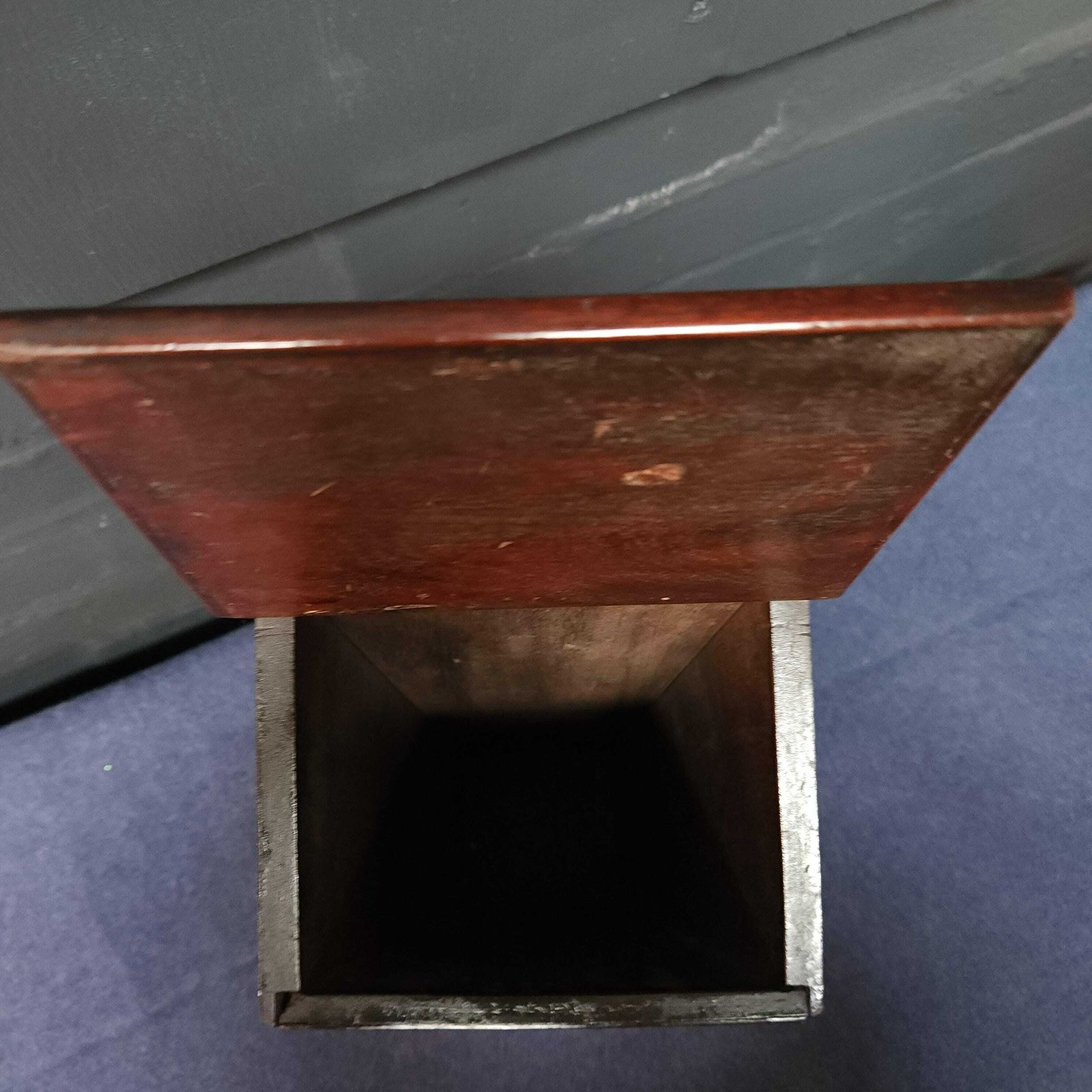 Inlaid Mahogany Georgian Candle Box. Circa Late 18thc photo for sale