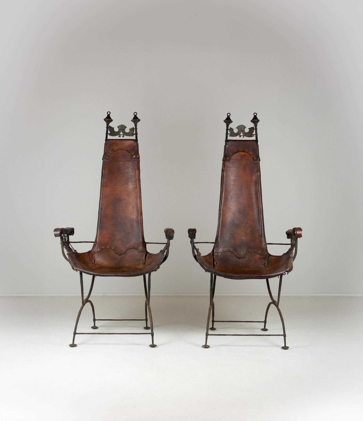 Trône Armchairs By Sido & François Thévenin, Set Of 2 'Royal Armchairs photo 18500.0