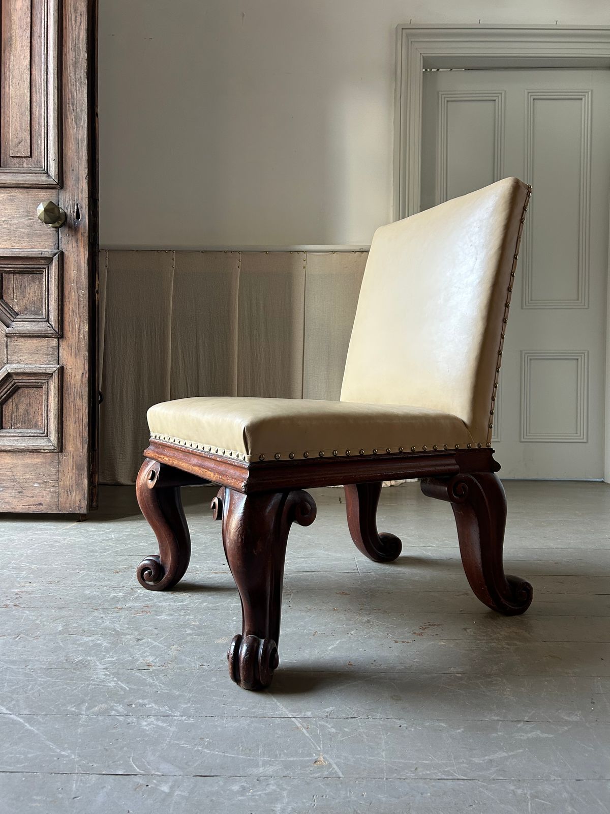 Bold William IV Carved Side Chair photo furniture