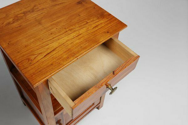 Art Deco Nightstands In Wood, France, 1940s, Set Of 2 photo Furniture