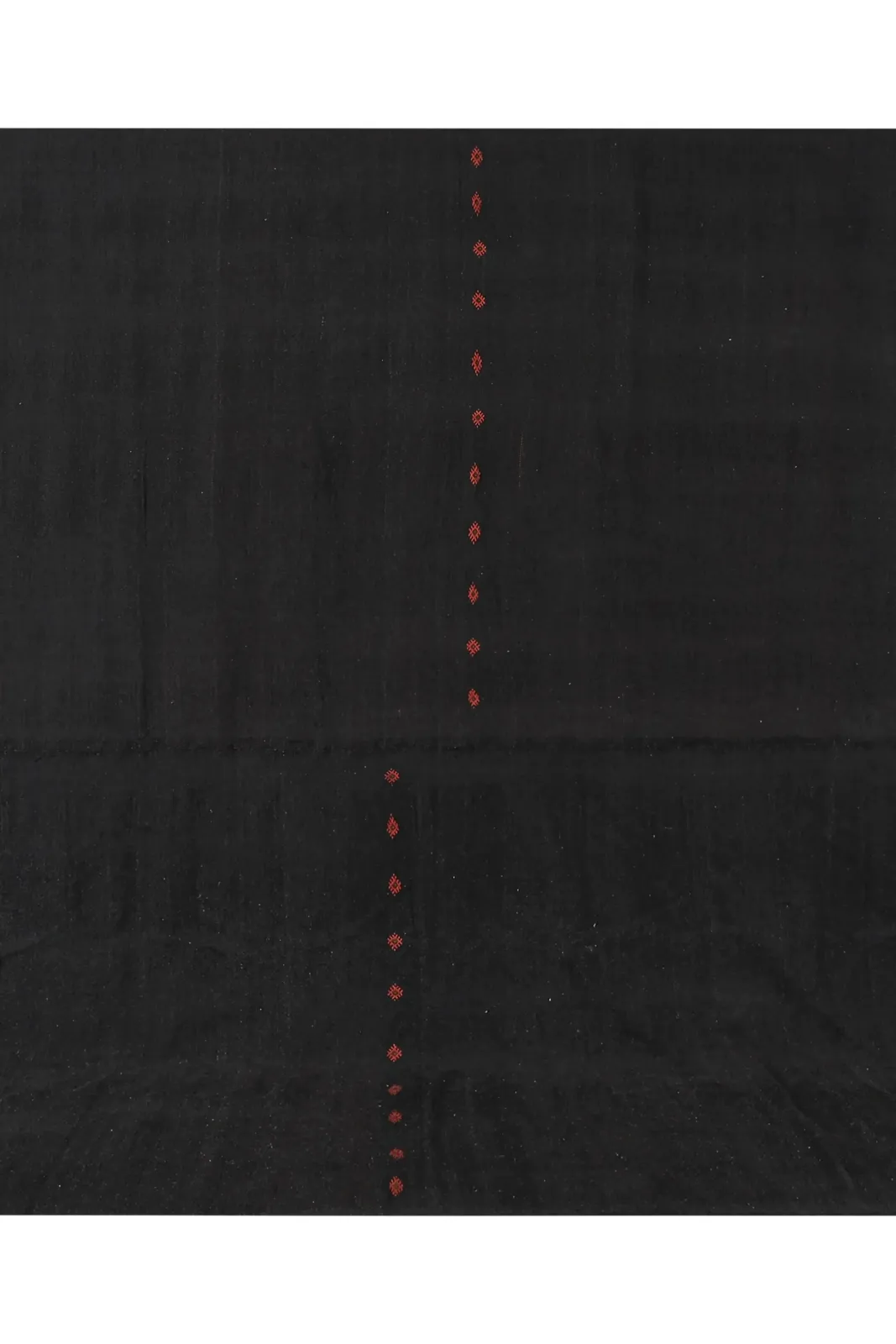 Mid 20th Century Turkish Tribal Kilim Room Size Carpet In Dark Brown photo Textiles