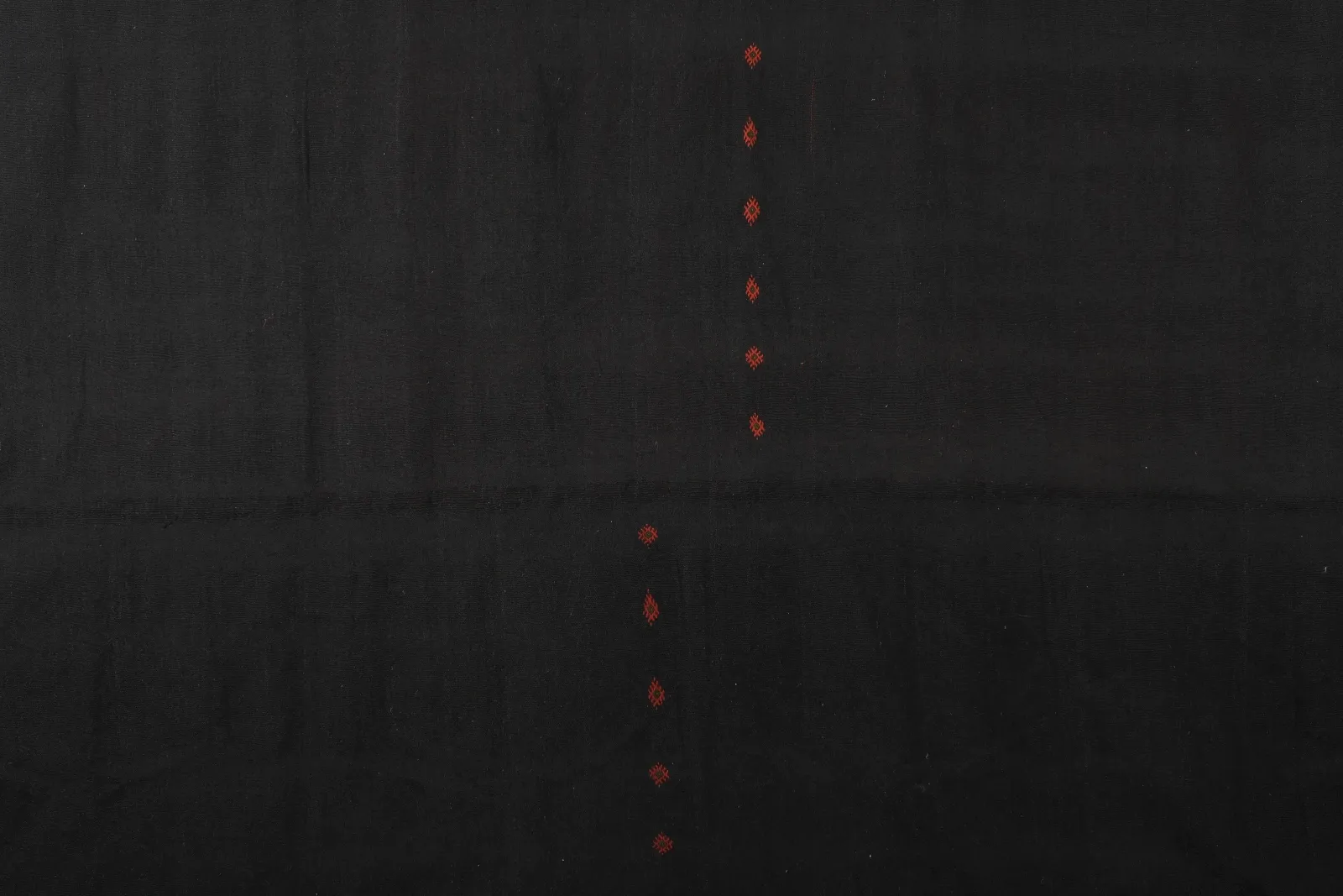 Mid 20th Century Turkish Tribal Kilim Room Size Carpet In Dark Brown photo vinterior