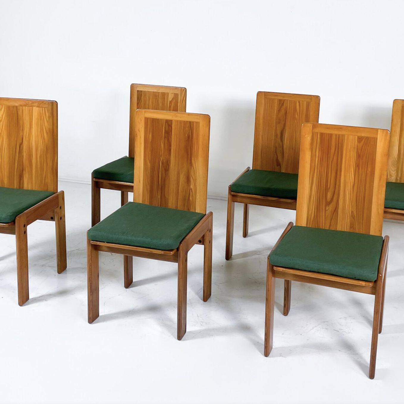 Mid Century Modern Set Of 6 Dining Chairs By Romanutti, Italy, 1970s photo buy