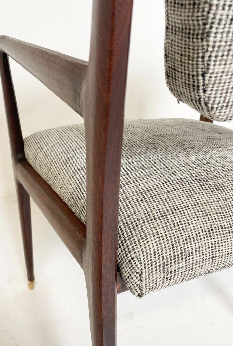 Mid Century Modern Desk Chair By Vittorio Dassi, Italy, 1960 photo for sale