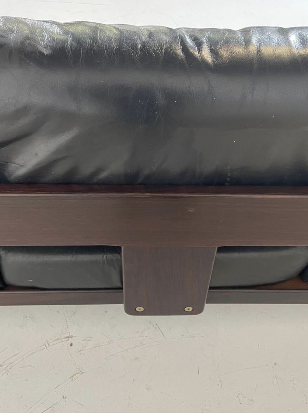 Bastiano Sofa By Tobia Scarpa For Knoll, Leather And Rosewood, Italy, 1962 photo furniture
