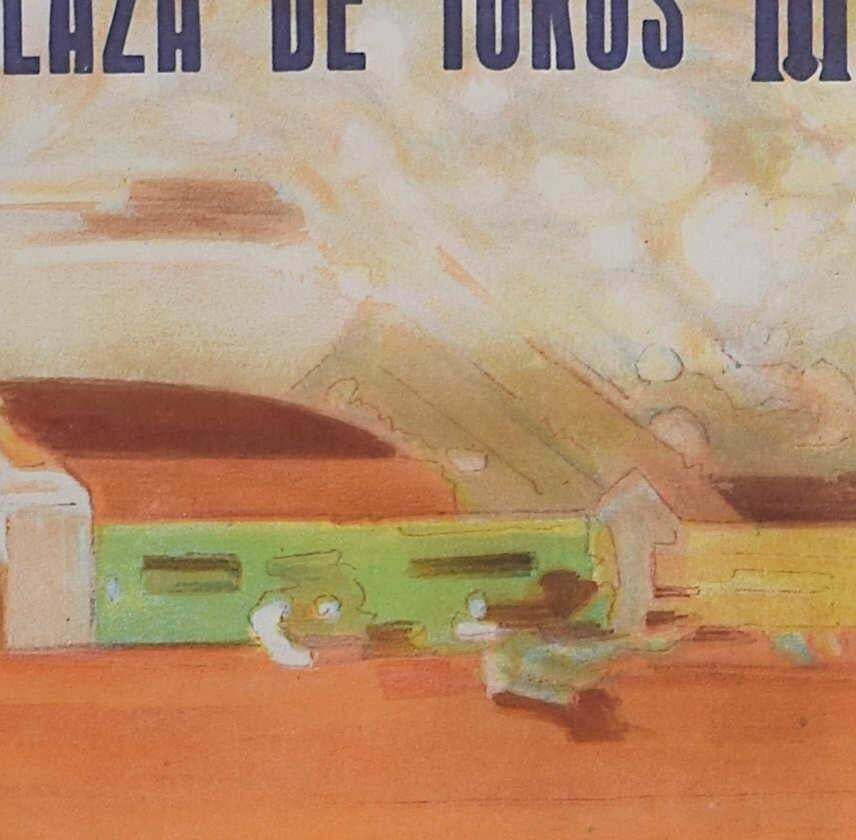 Juan Reus, Bullfighting Poster With Antonio Benvenida, Barcelona 24 May 1942 photo Art
