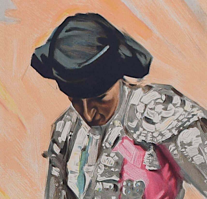 Carlos Ruano Llopis, Bullfighting Poster With Luis Miguel Dominguin, Granada, 14 June 1947 photo furniture