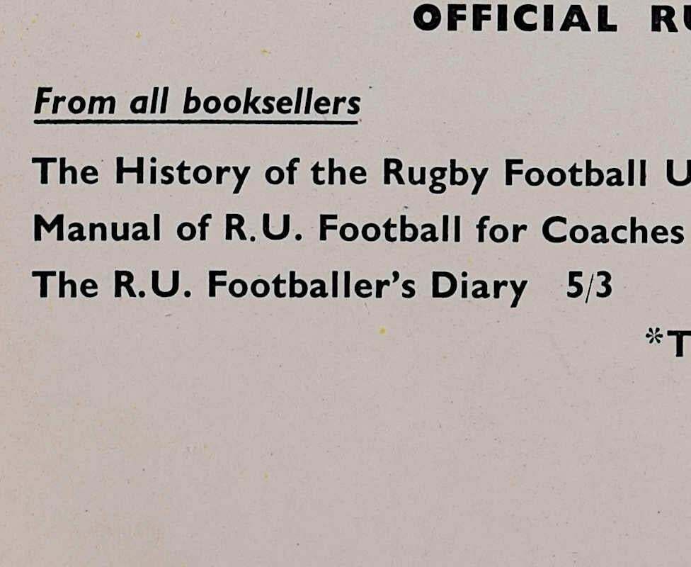 Fougasse (Cyril Kenneth Bird), The Indispensables, Official Rugby Union Publications Poster, C.1950 photo 345.0