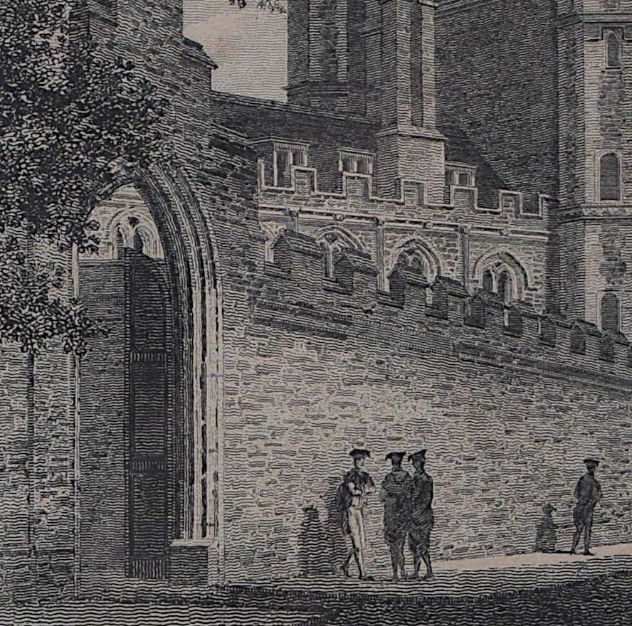 St John's College, Cambridge, Engraving By Richard Bankes Harraden photo for sale
