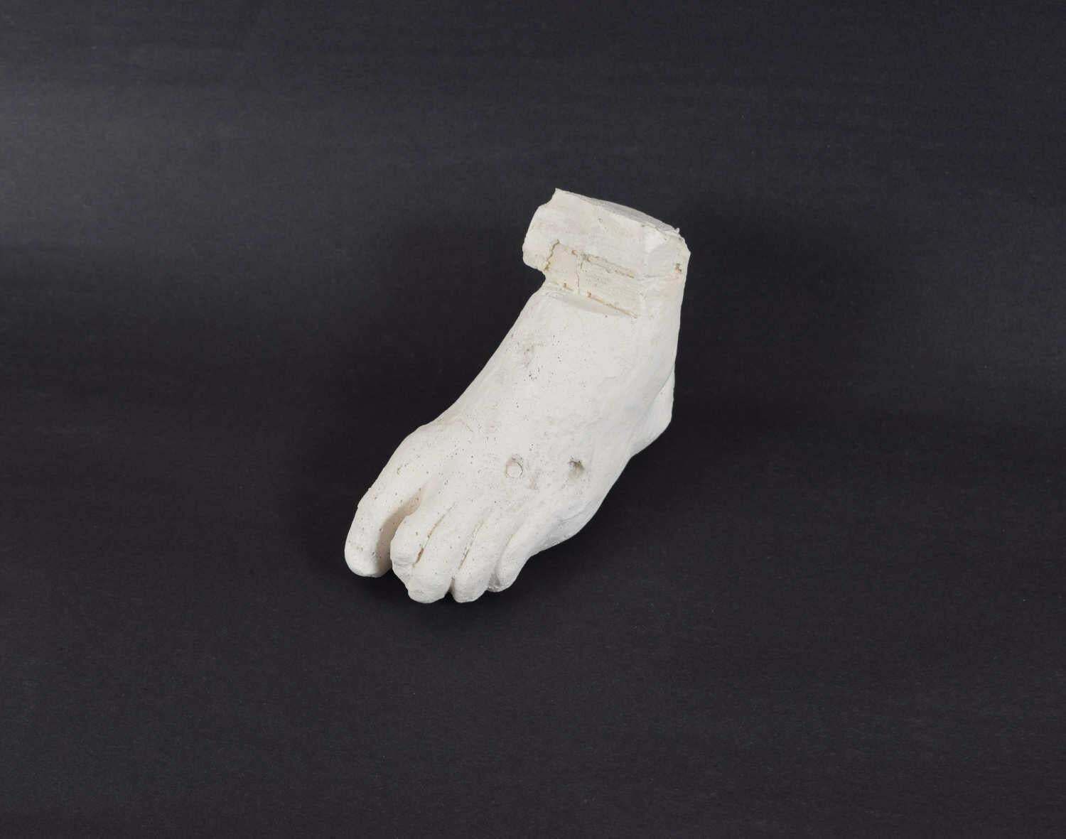 Sir Eduardo Paolozzi: 'Foot Of A Statue' Plaster Sculpture photo furniture