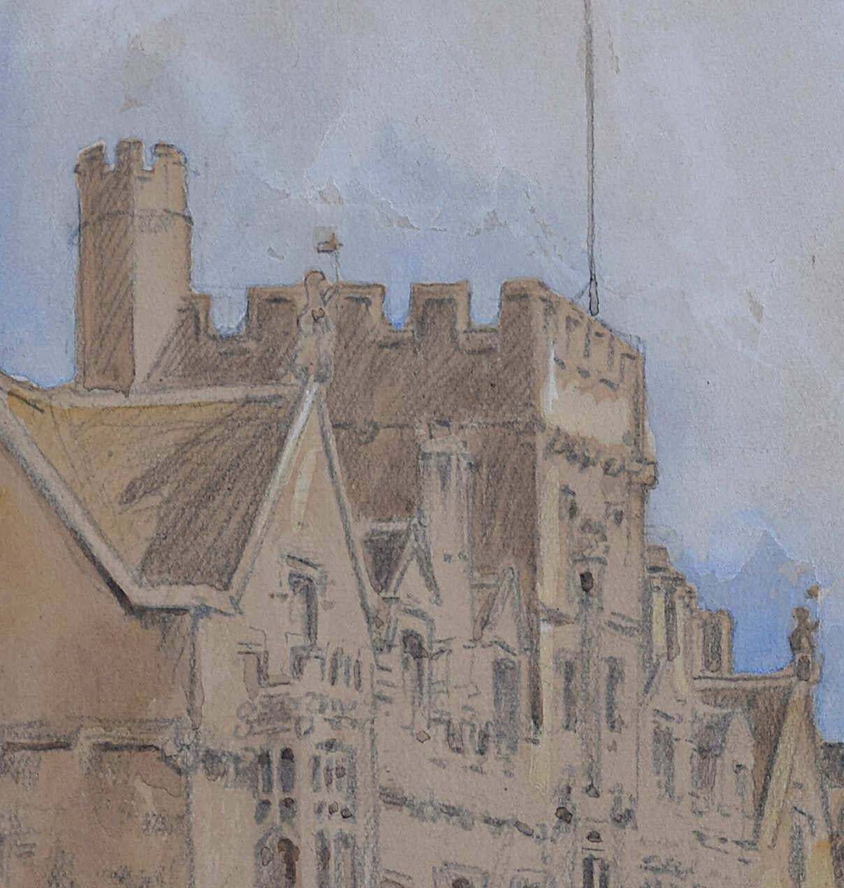 G F Nicholls, All Souls College, Oxford, Early 20th Century View From High Street photo for sale
