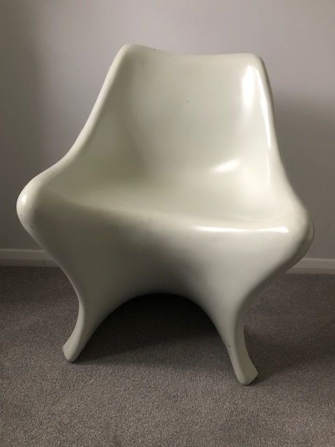 Early Fibreglass Chairs  Dated 1971 By H G Dunn (Later Heals Of London) photo Furniture